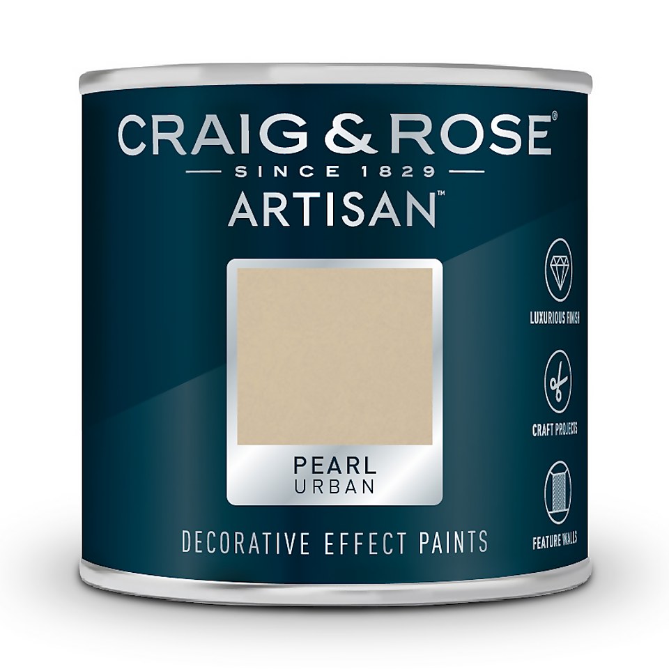 Craig & Rose Artisan Pearl Effect Paint - Urban Pearl - 125ml