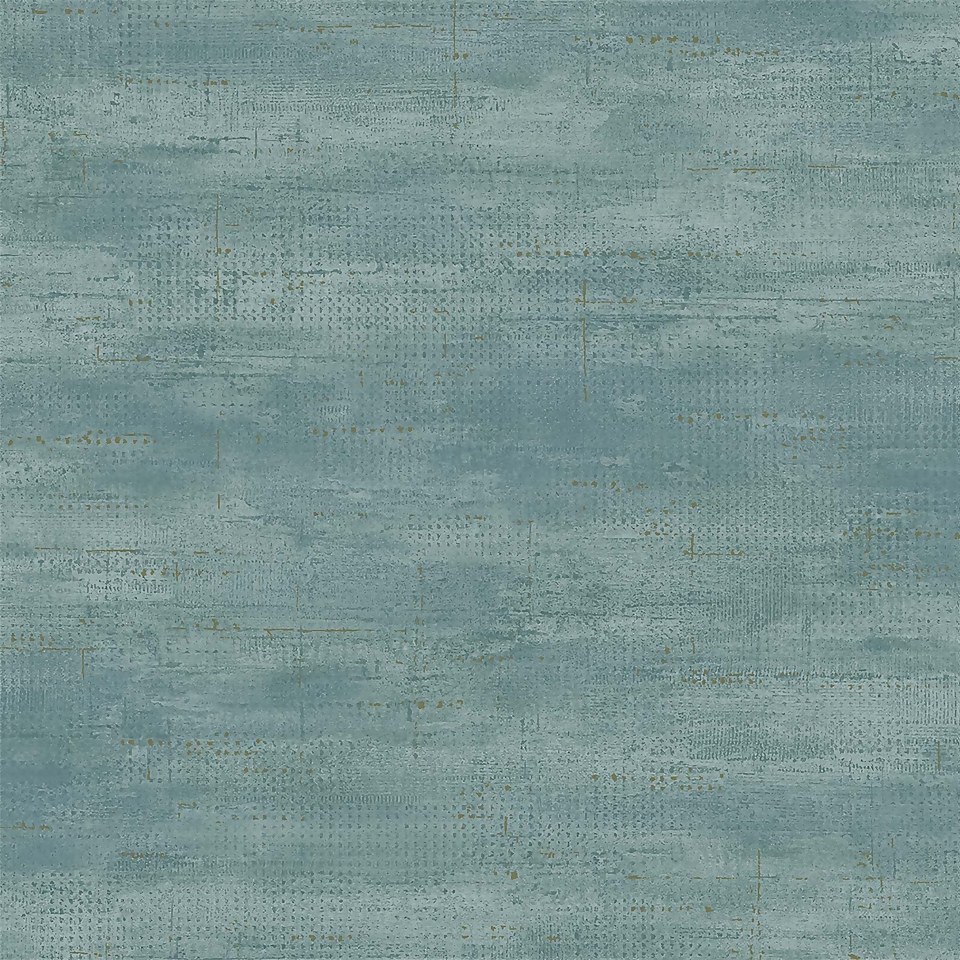 GrandecoLife Perspectives Hiloam Turquoise Wallpaper