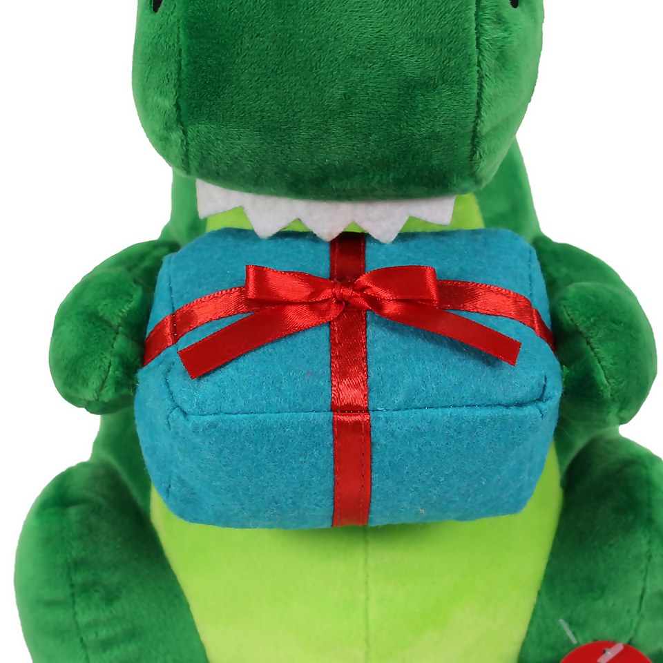 Animated Walking Dinosaur Christmas Musical Motion Plush Battery Operated Homebase