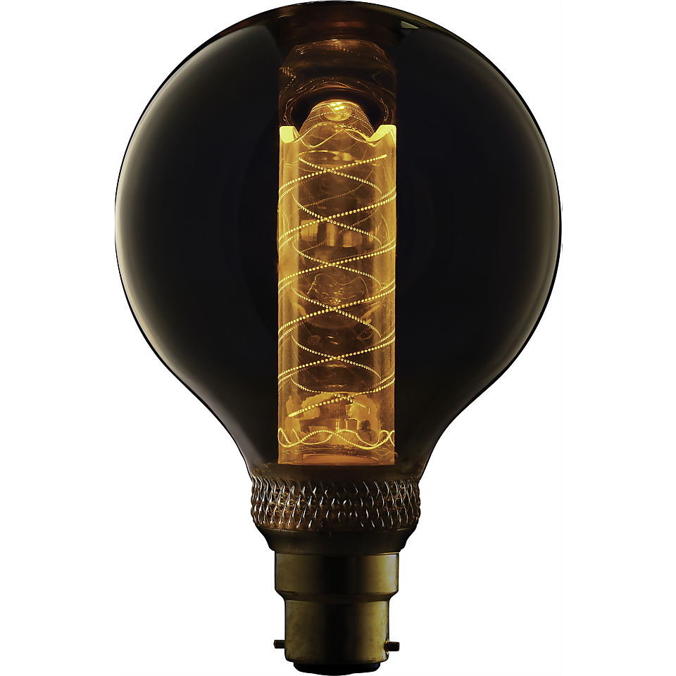 TCP LED Vintage G95 13WEQ B22 Twist Light Bulb