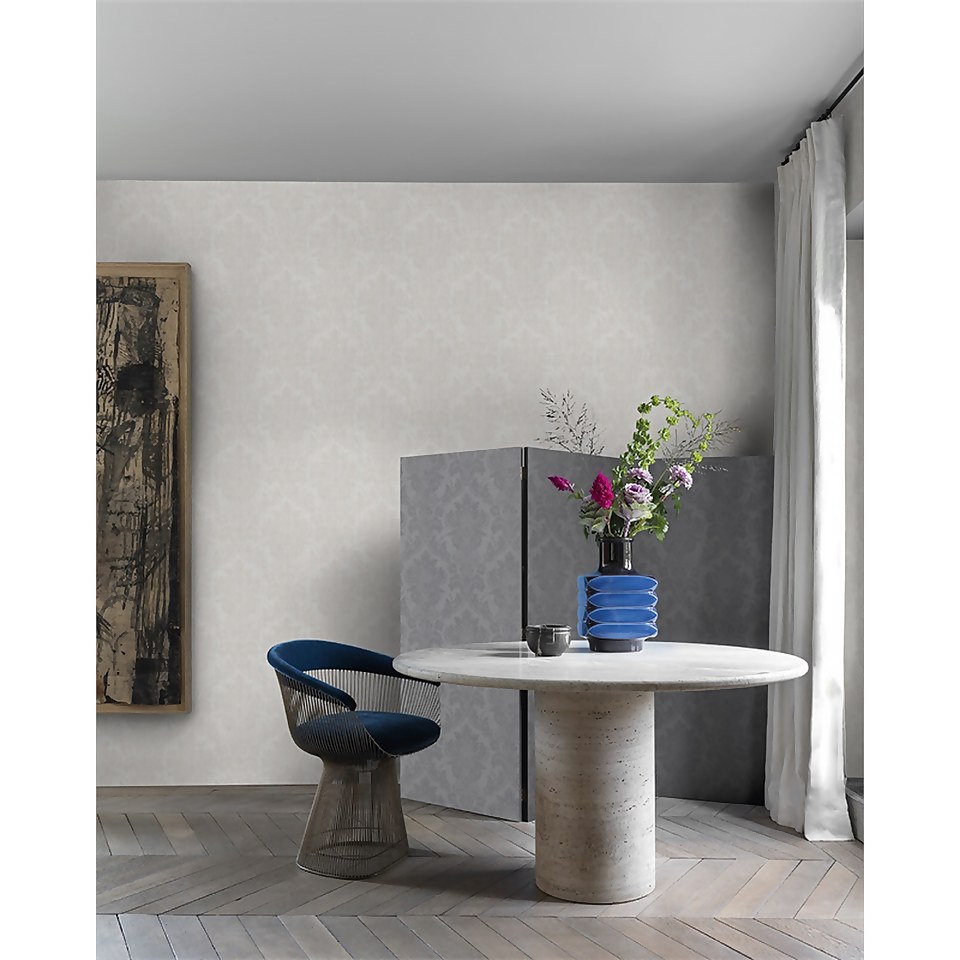 Grandeco Boutique Clarence Limoges Ivory Wallpaper