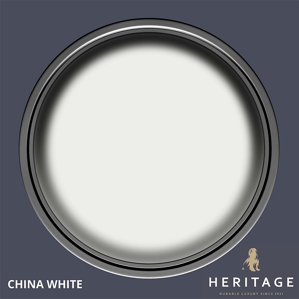 Dulux Heritage Eggshell Paint China White - 750ml