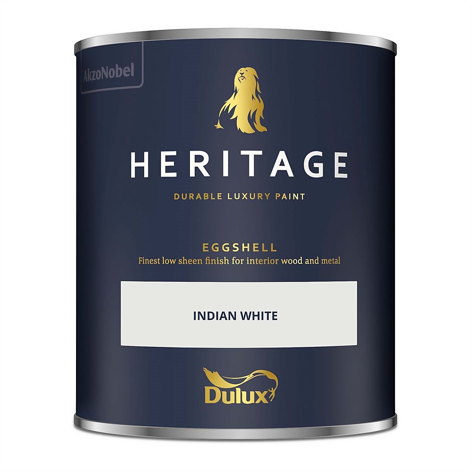 Dulux Heritage Eggshell Paint Indian White - 750ml