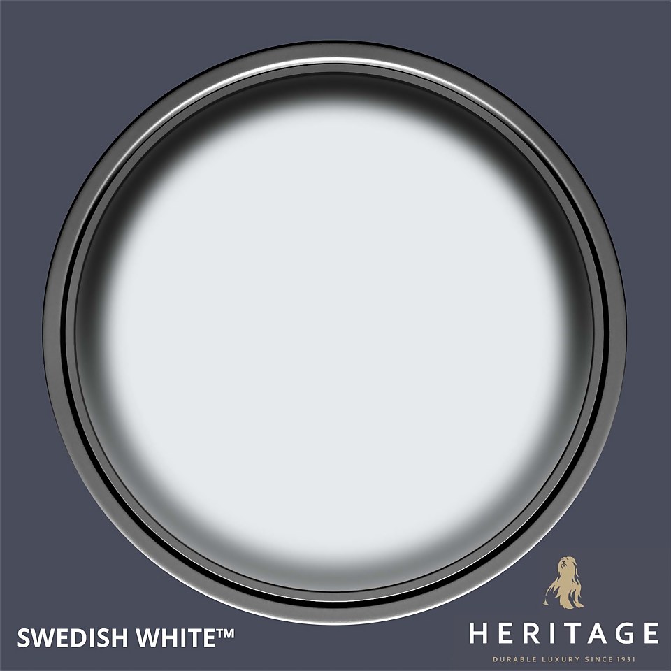 Dulux Heritage Matt Emulsion Paint Swedish White - 2.5L