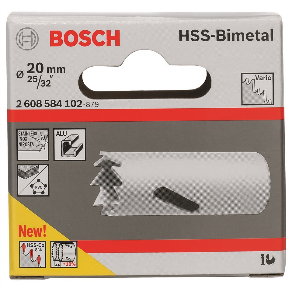 HSS Bi-Metal Holesaw - 20mm