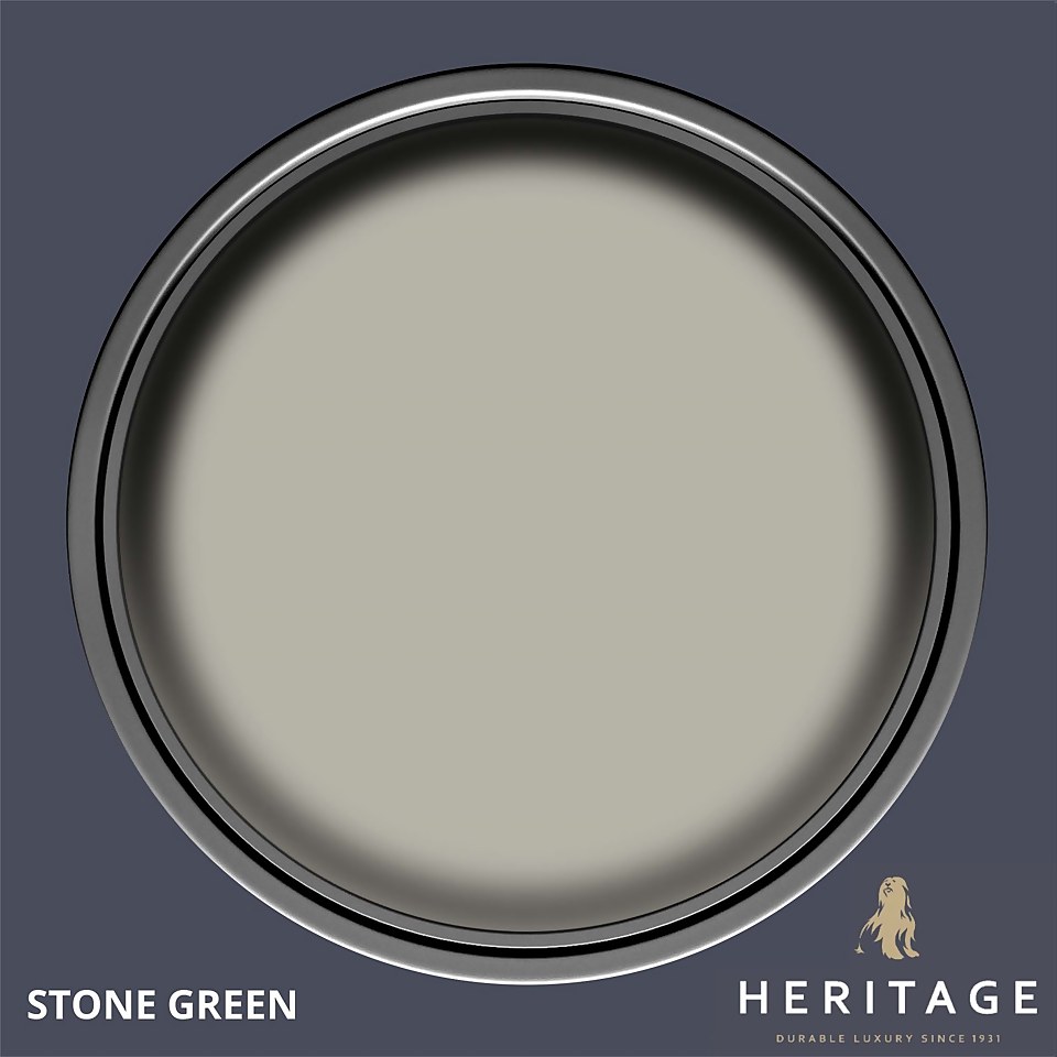 Dulux Heritage Matt Emulsion Paint Stone Green - 2.5L