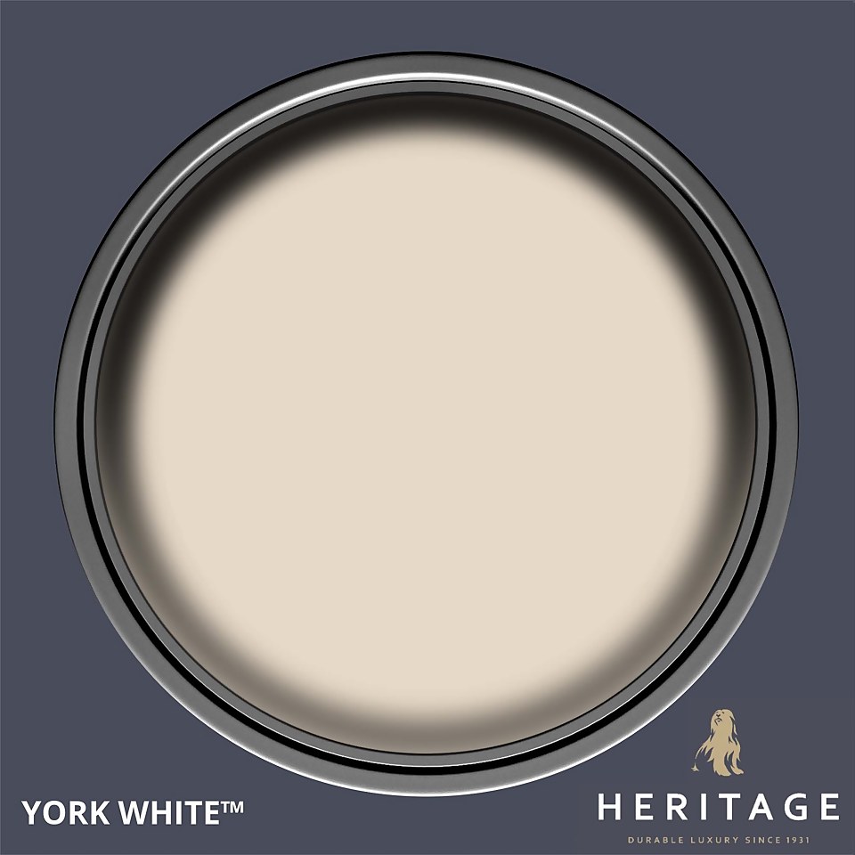 Dulux Heritage Matt Emulsion Paint York White - 2.5L