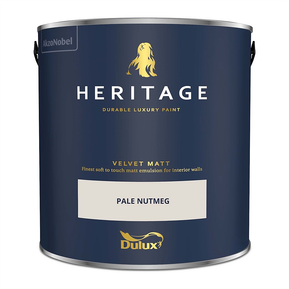 Dulux Heritage Matt Emulsion Paint Pale Nutmeg - 2.5L