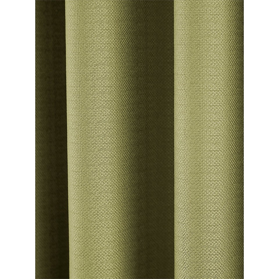 Helena Springfield Eden Lined Curtains 90 x 72 - Willow