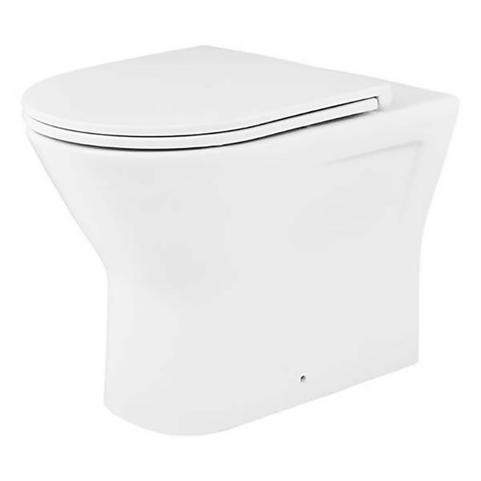 Bathstore Falcon Slim Toilet Seat - White
