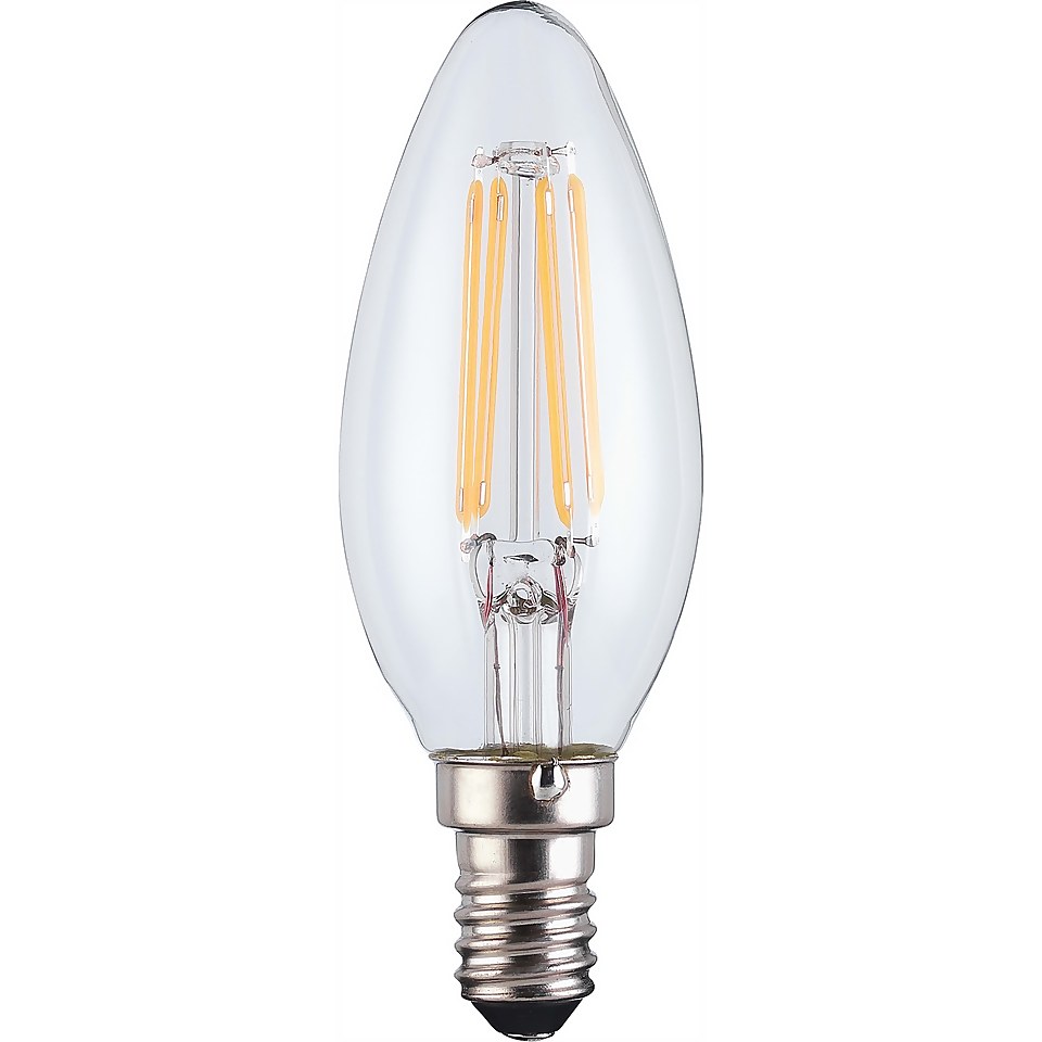 TCP Lightbulbs Filament Classsic ES 470Lm Warm 5 pack