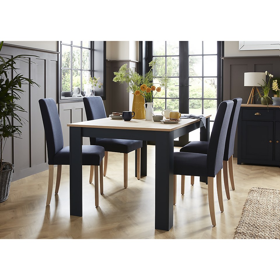 Marcy Dining Table - Midnight