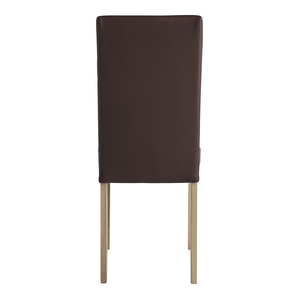 Marcy Dining Chair - Set of 2 - Chocolate