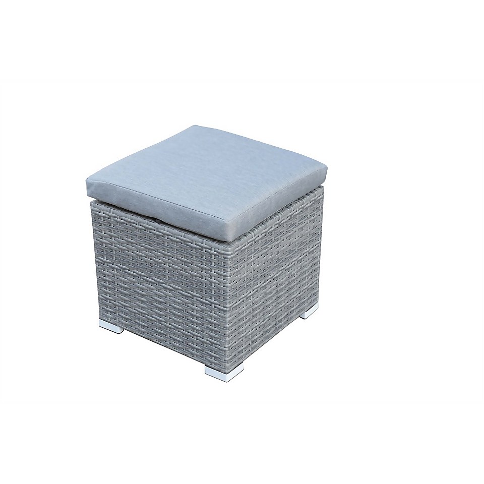 Bambrick 8 Seater Grey Rattan Cube Garden Sofa Set
