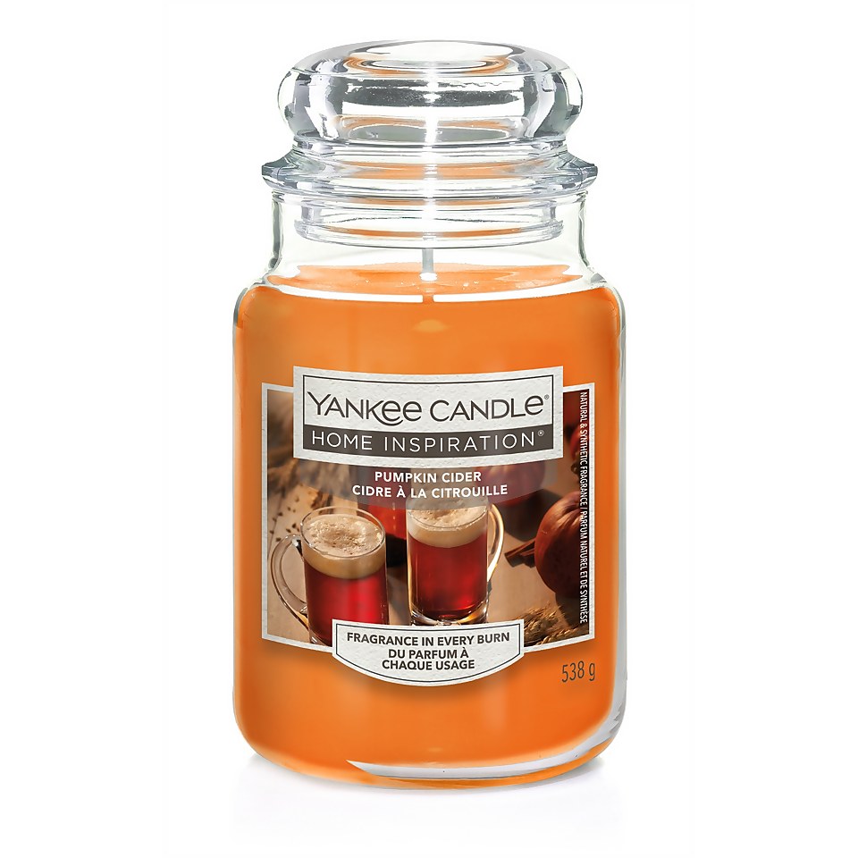 Yankee Candle Home Inspiration Large Jar Pumpkin Cider