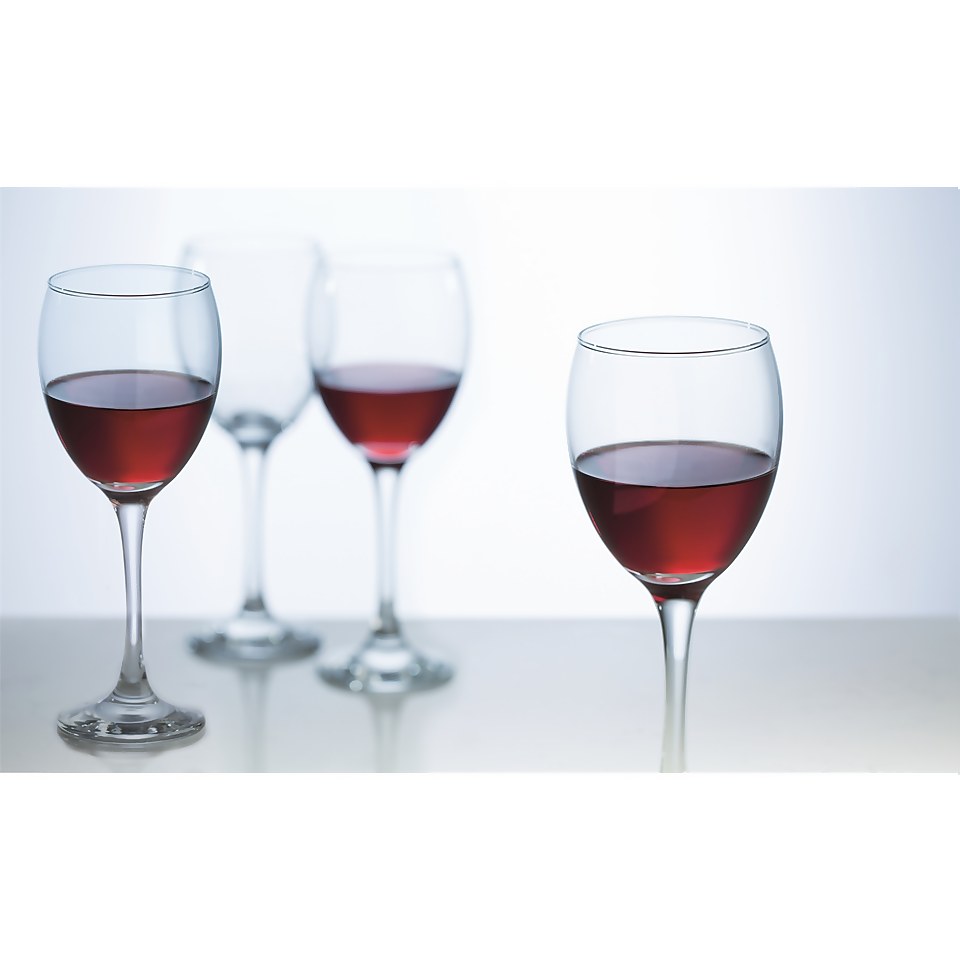 Ravenhead Mode Set Of 4 Red Wine Glasses 34cl Homebase