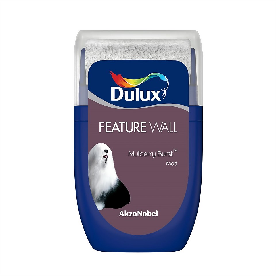 Dulux Feature Wall Mulberry Burst Tester Paint - 30ml