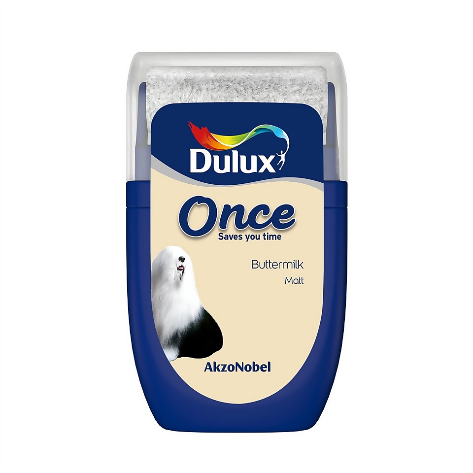 Dulux Once Buttermilk Tester Paint - 30ml