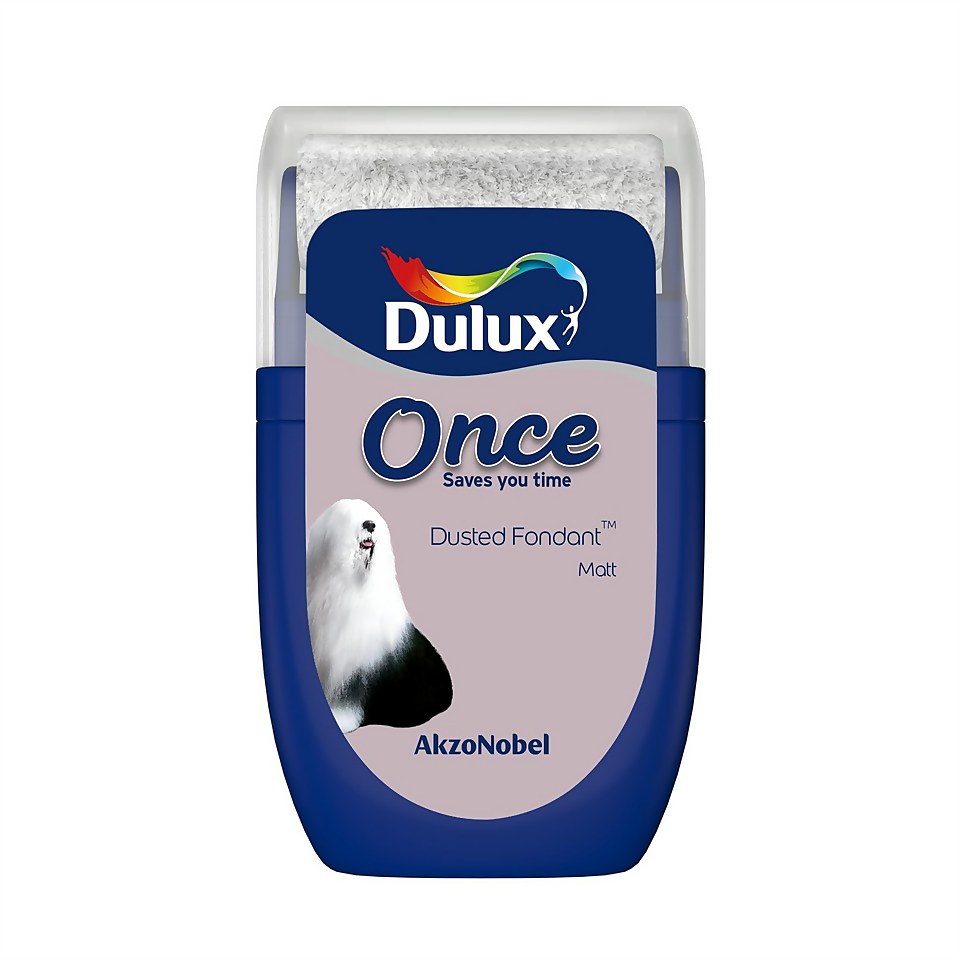 Dulux Once Dusted Fondant Tester Paint - 30ml