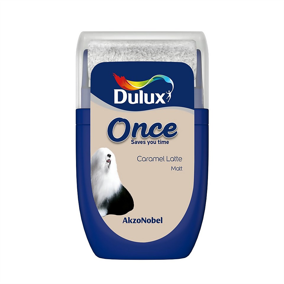 Dulux Once Caramel Latte Tester Paint - 30ml