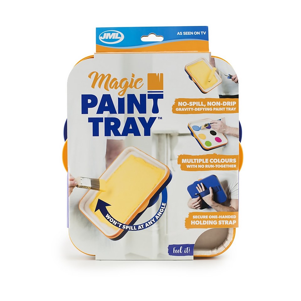 Magic Paint Tray: The no-spill, non-drip paint tray