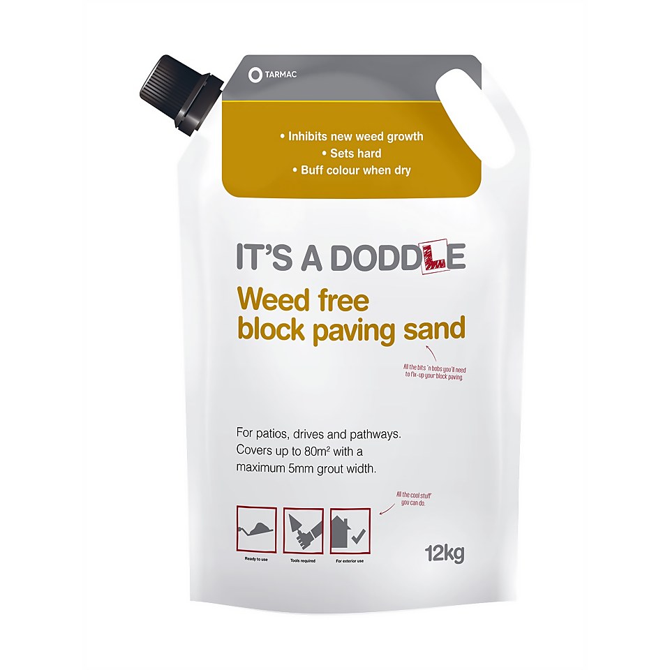Its a Doddle Weed Free Block Paving Sand - 12kg
