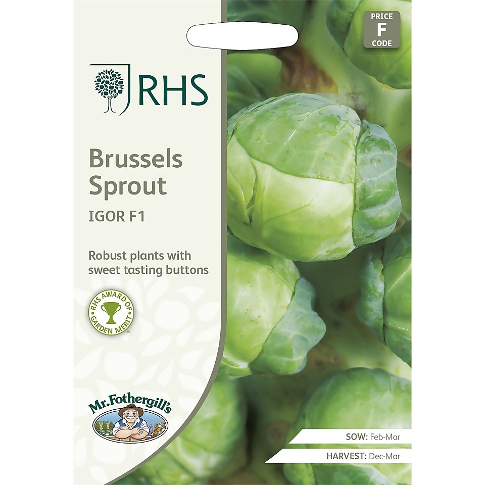 RHS Brussels Sprout Igor F1 Seeds