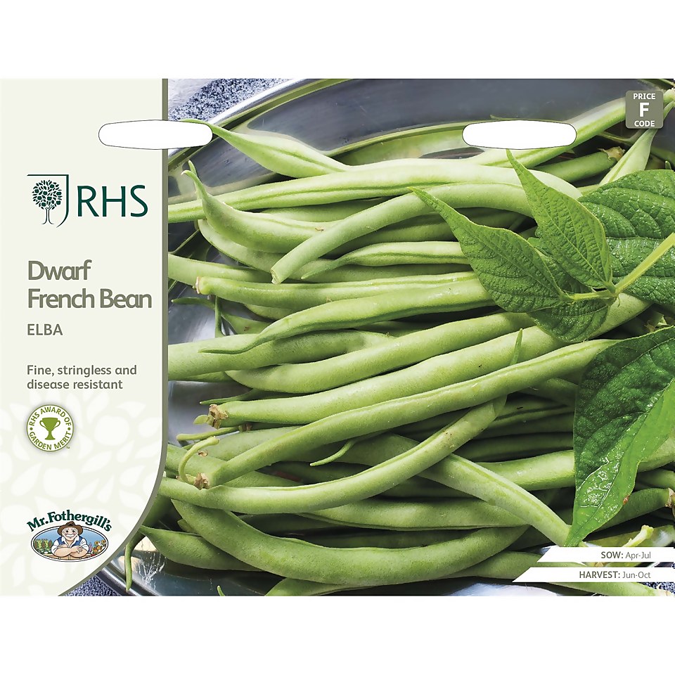 RHS French Bean Elba Seeds