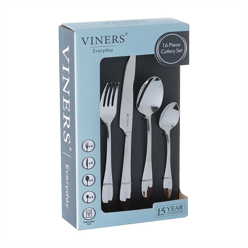 Viners Everyday Breeze 18/0 16 Piece Cutlery Set