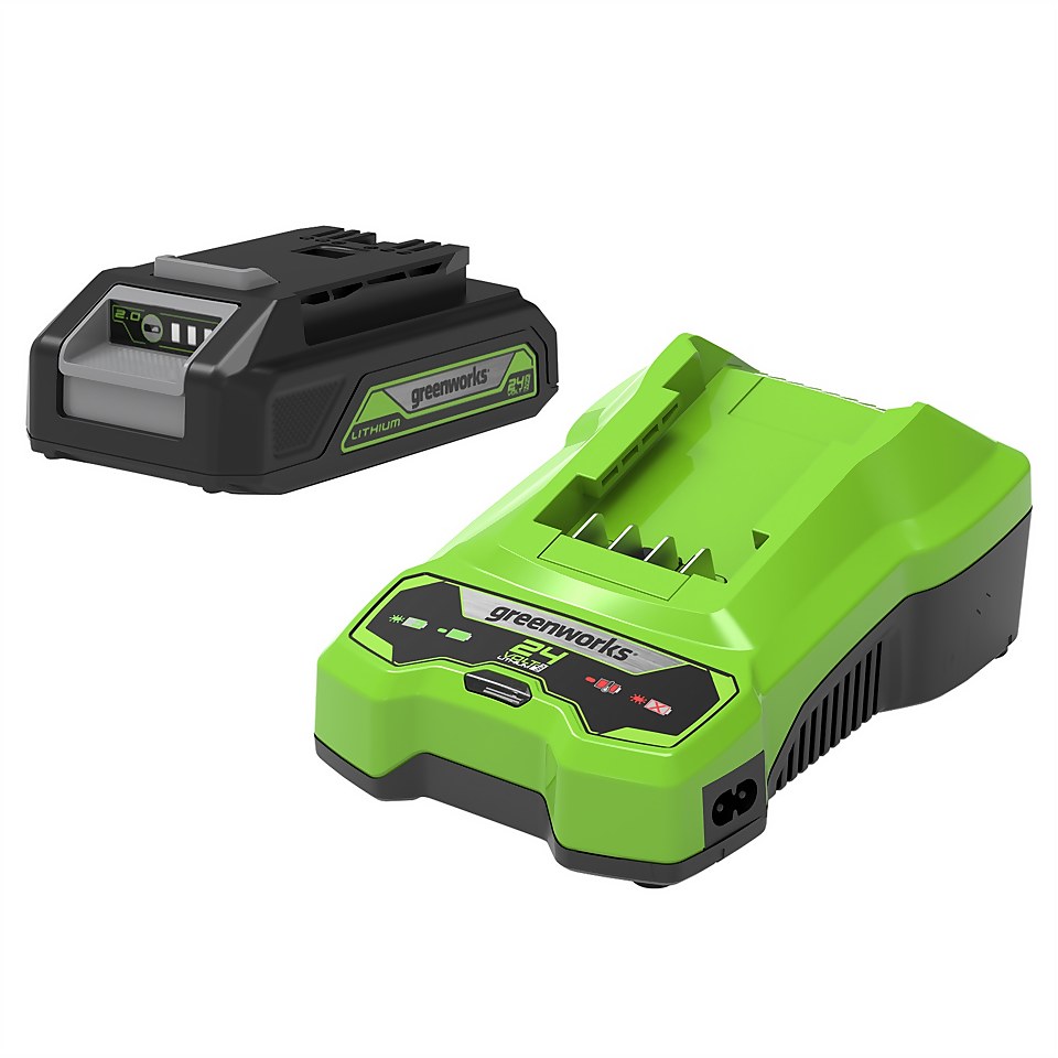 24V 2Ah Lithium-ion Battery & Charger Kit