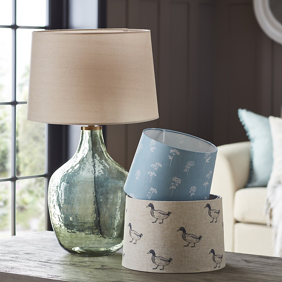 Country Living Jemima Duck Cotton Drum Shade - 30cm
