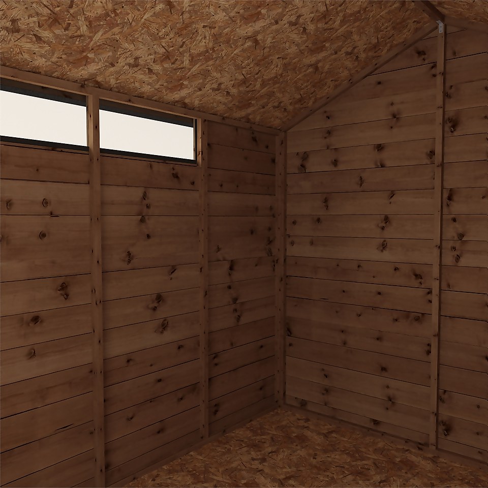 Mercia 6x8ft Security Shiplap Apex Shed