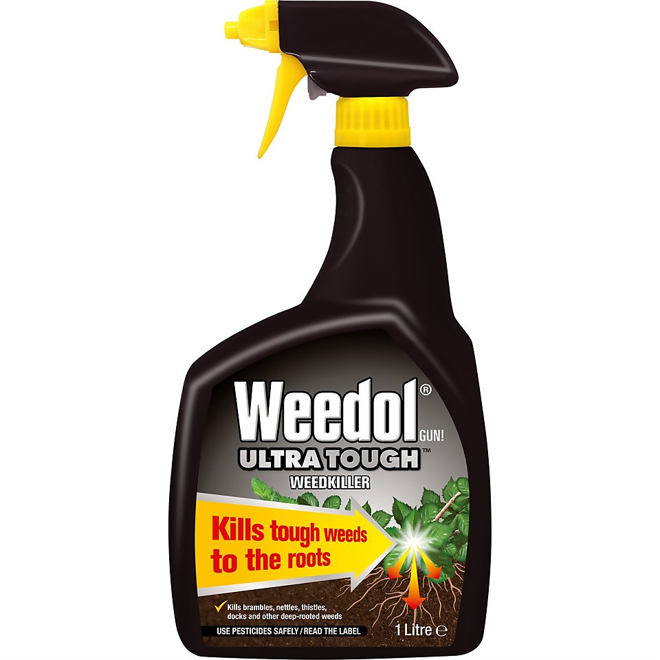 Weedol Gun! Ultra Tough Ready To Use Weedkiller - 1L