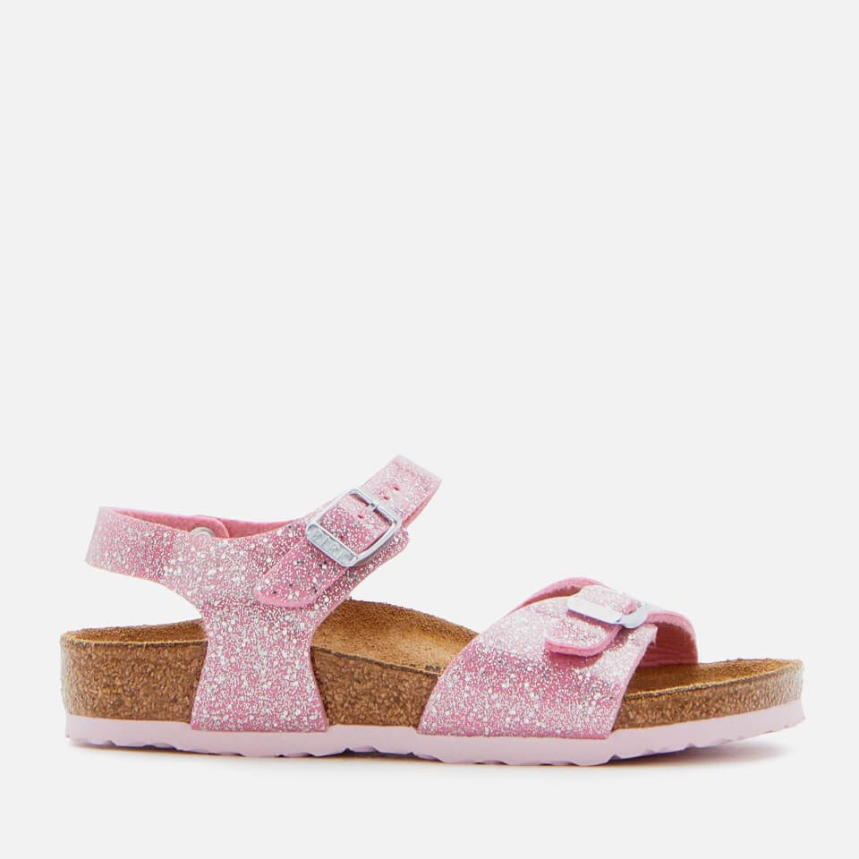 Birkenstock Rio Plain Sandals Cosmic Sparkle Candy Pink Allsole