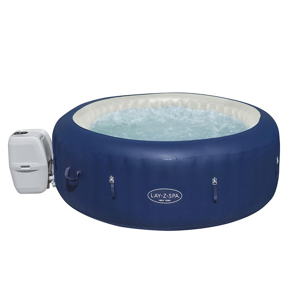 New York Lay-Z-Spa Airjet 4-6 Person Hot Tub with FREE Cleaning Kit