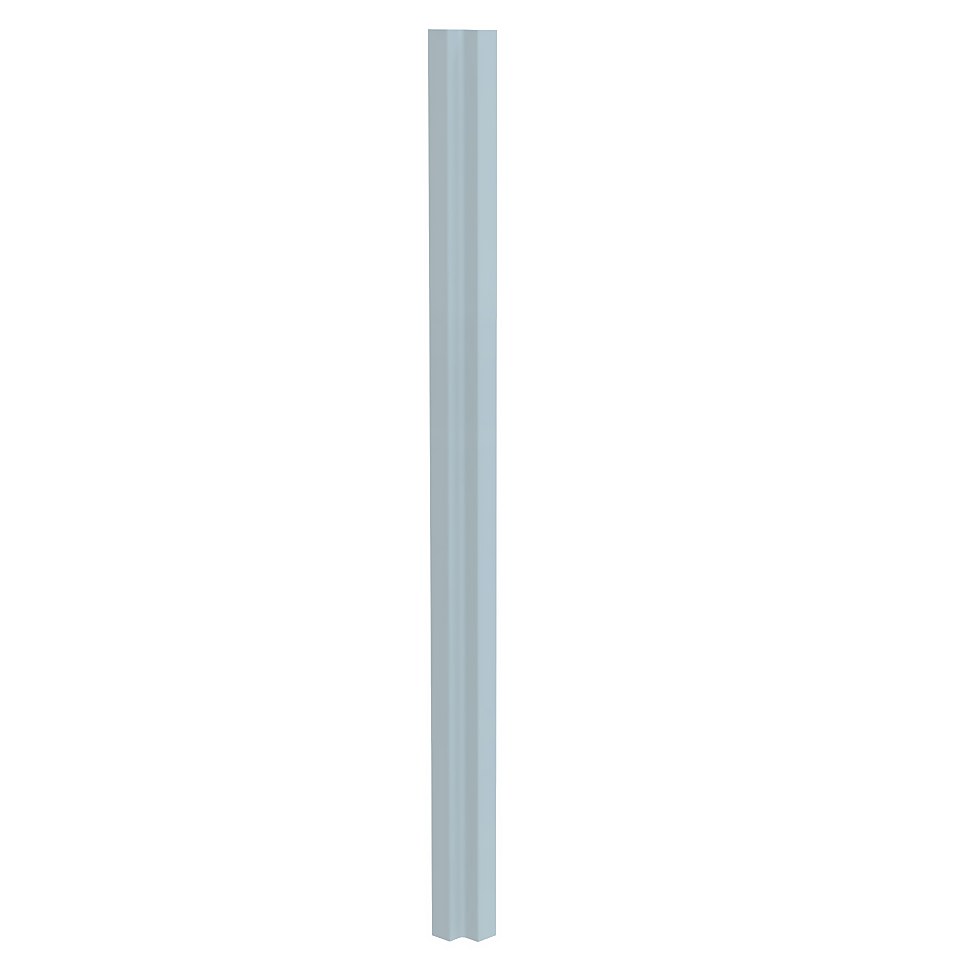 French Shaker Corner Post (L)716 x (W)62.5mm - Light Blue