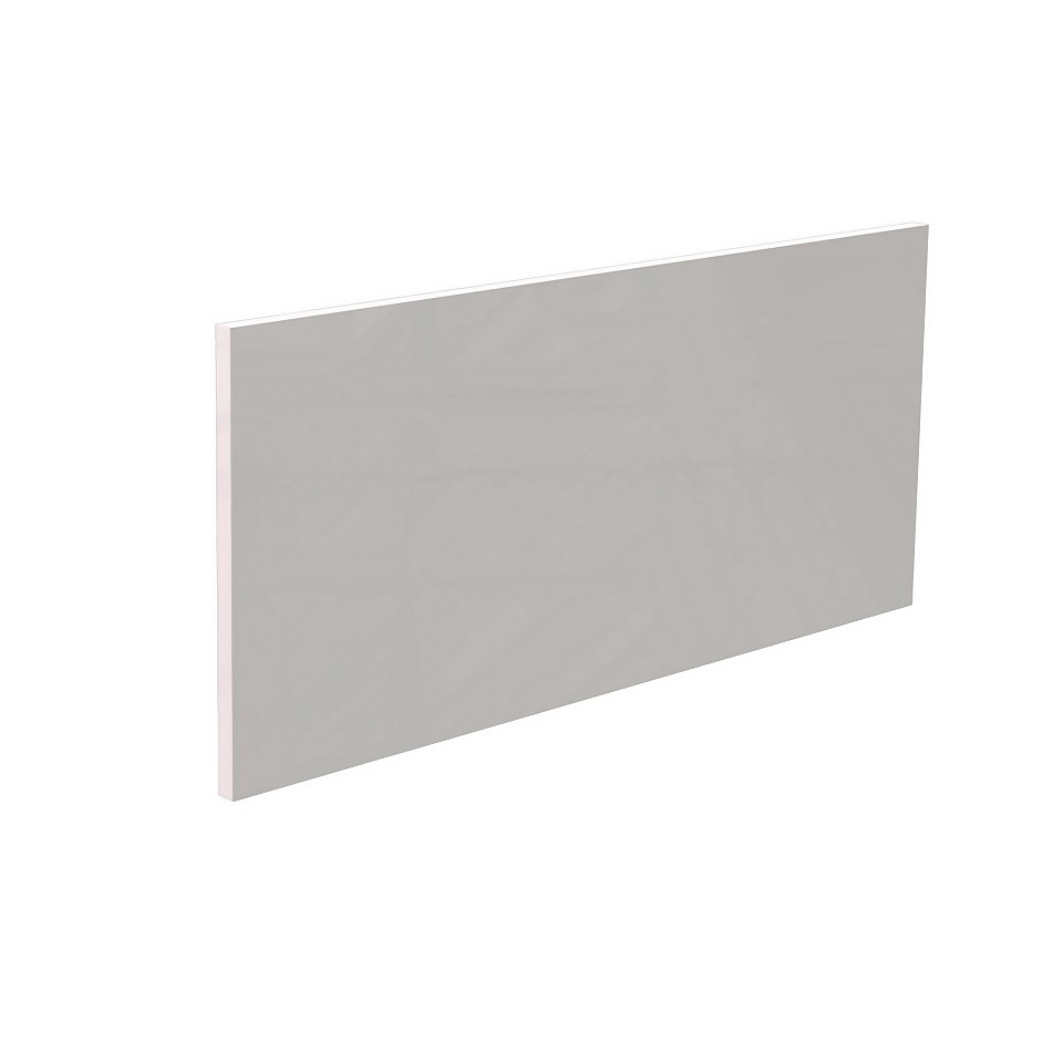 Modern Slab Kitchen Pan Drawer Front (W)797mm - Gloss Grey