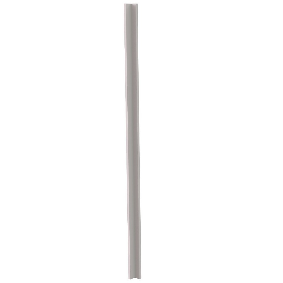 High Gloss/Modern Slab/Handleless Kitchen Corner Post (W)62.5mm - Gloss Grey