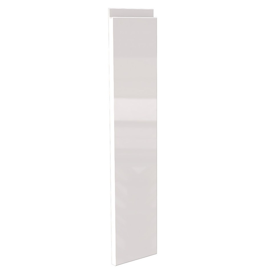 Handleless Kitchen Cabinet Door (W)147mm - Gloss White