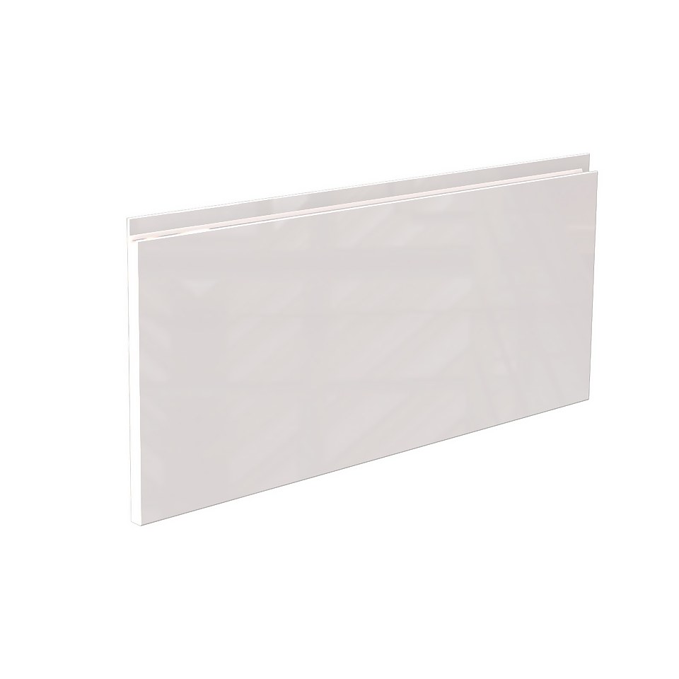 Handleless Kitchen Pan Drawer Front (W)797mm - Gloss White