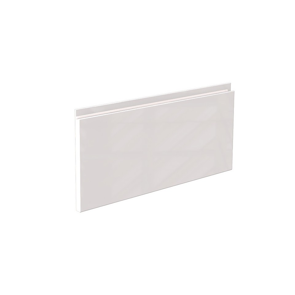 Handleless Kitchen Bridging Door (W)597mm - Gloss White