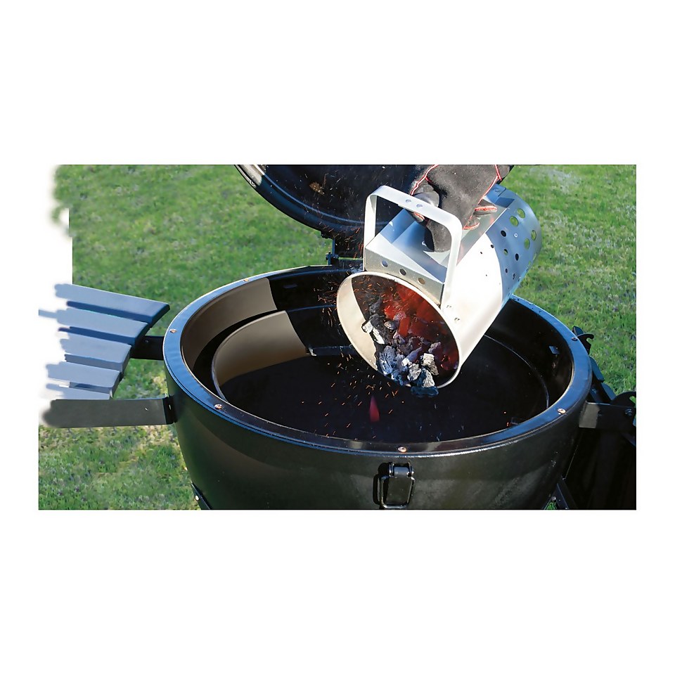 BBQ Buddy BBQ Stackable Charcoal Starter Homebase