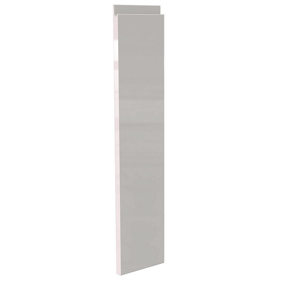 Handleless Kitchen Cabinet Door (W)147mm - Gloss Grey