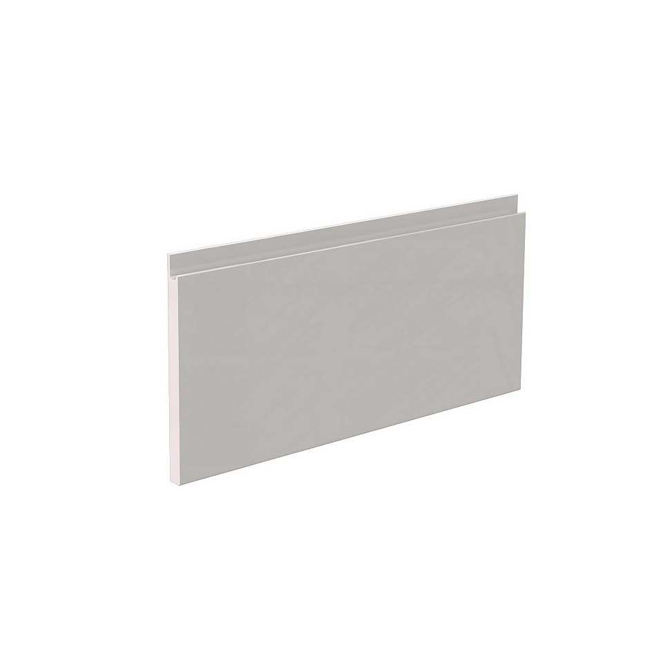 Handleless Kitchen Bridging Door (W)597mm - Gloss Grey