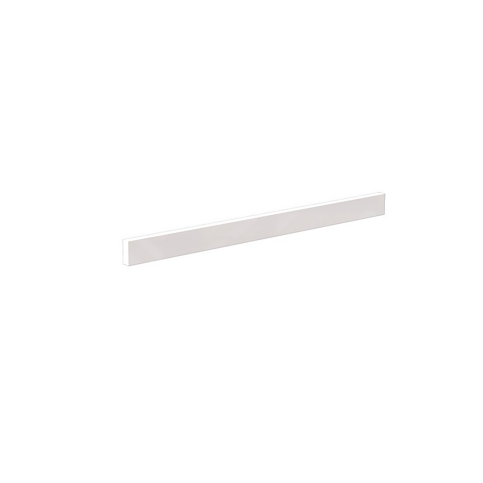 High Gloss/Modern Slab/Handleless Kitchen Filler Panel (W)41mm - Gloss White