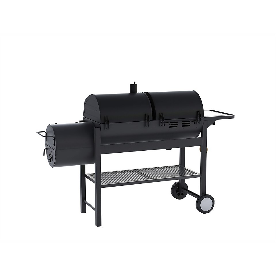 Texas Dual Fuel With Smoker BBQ