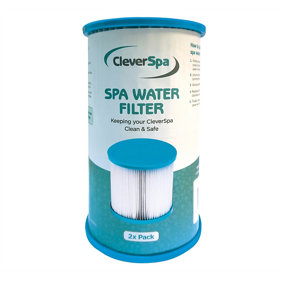 CleverSpa Hot Tub Filter Cartridge - Pack of 2