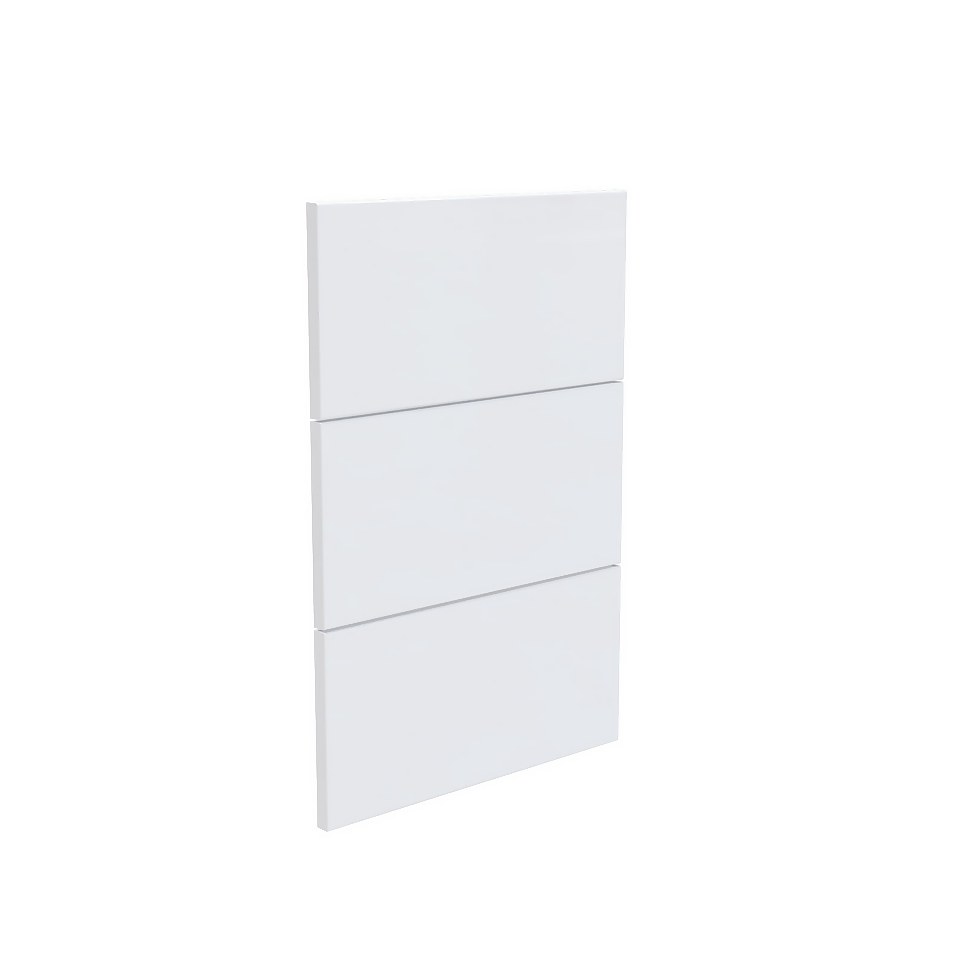House Beautiful Honest Narrow Chest of Drawers Fronts - Gloss White