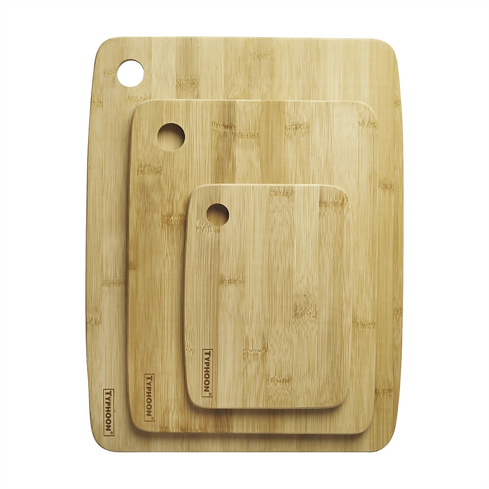 Typhoon Living Wooden Chopping Boards - Set of 3