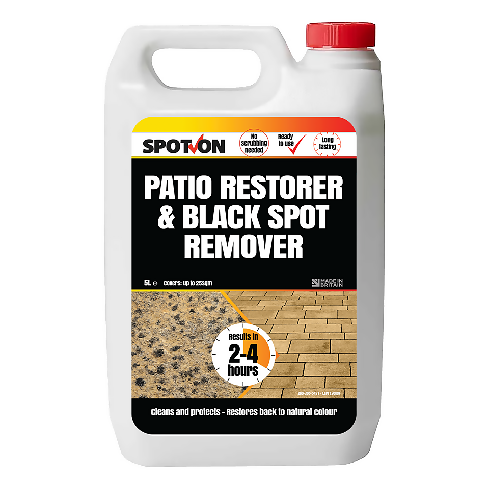 Patio Restorer and Black Spot Remover - 5L